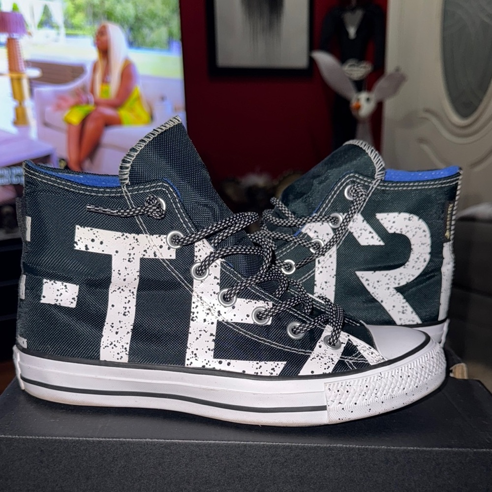 Converse High-Top Sneakers - Black and White
